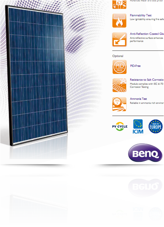 MATRIX levert de zwarte gerande zonnepanelen van BenQ